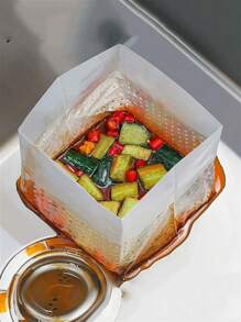 30/60pcs Garbage Bag, Creative Self-Supporting Multifunctional Kitchen Drainage Bag, Strong And Easy To Throw Away, Durable PE Material, Kitchen Waste Storage Bag, Filter Sewage, Residue Concentration