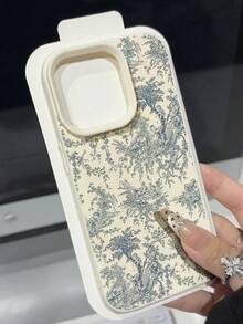 1 chiếc ốp lưng điện thoại chống nước, chống rơi, chống trượt, họa tiết hoa kẻ caro xanh trắng dễ thương, tương thích với Apple và các dòng điện thoại khác, chống sốc và chống trầy xước, phiên bản quốc tế, không phải phiên bản nội địa. - Nhiều màu - Xem 3