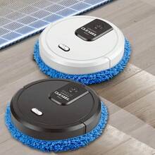 3-In-1 Smart Robot Vacuum Cleaner, USB Rechargeable, Intelligent Vacuum Cleaner With Dry & Wet Mopping Function - White - View 1