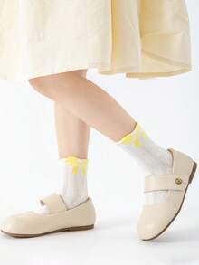 4 đôi tất trẻ em cổ ngắn với nơ 3D nhiều màu sắc, tất trắng dài đến bắp chân, thích hợp mặc đi học, dễ thương và vui nhộn, thể thao và chạy bộ, kiểu công chúa ngọt ngào, phù hợp cho mùa xuân, hè, thu và đông, món quà đáng yêu cho bé gái, phù hợp cho bé từ 1-12 tuổi, màu ngẫu nhiên. - Nhiều màu - Xem 8