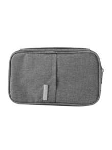 1 pieza Bolsa para pasaporte, titular de pasaporte y tarjeta, funda protectora impermeable, bolsa de almacenamiento de viaje, bolsa multiusos para documentos en el extranjero