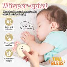 Tinabless 1 Pc Electric Nail Trimmer, Easy Electric Nail File, Baby Nail Clipper & Nail Trimmer Kit For Newborn, Toddler, Or Children Fingernails & Toenails, 6 Buffer Pads - Multicolor - View 2