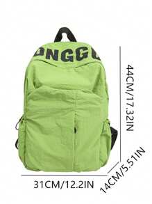 حقيبة ظهر كانفاس مغسول، سعة كبيرة، حقيبة ظهر موضة، حقيبة مدرسية، حقيبة ظهر للطلاب في المدارس الثانوية والجامعات، حقيبة سفر، حقيبة ظهر بطباعة أنيقة