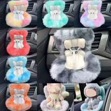 [仅座椅] 新款流行 17 厘米第一代/第二代/第三代 Labobo 毛绒娃娃汽车座椅装饰，适合 的可爱第三代渐变色座椅