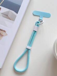 1pc Foldable Fabric Lanyard Strap, Elegant Women Phone Hanging Rope, Anti-Drop Phone Lanyard, Creative Phone Strap, Anti-Lost Phone Cord (Compact & Space-Saving)