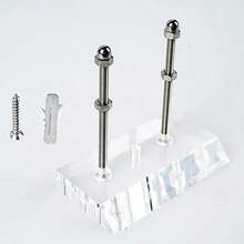 Skateboard Deck Display Wall Mount Hanger Rack Longboard Hanging Holder - Clear - View 6