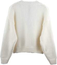 Women's Strawberry Print Button Down Long Sleeve V Neck Crop Cardigan Sweaterfall Clothes For Women   Winter Clothes For Women