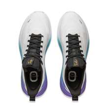 LI-NING 李宁男士 SOFT GO 2 V4 记忆海绵系带休闲鞋，经典休闲鞋，通勤时尚，AGLV091 - 白色 - 查看 6