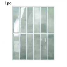 1/10/30/50 miếng dán gạch 2D, miếng dán gạch màu xanh lá cây có thể bóc ra và dính, miếng dán gạch chống thấm nước và chống bắn nước cho nhà bếp, miếng dán tường phòng tắm. - Màu xanh Bạc hà - Xem 9