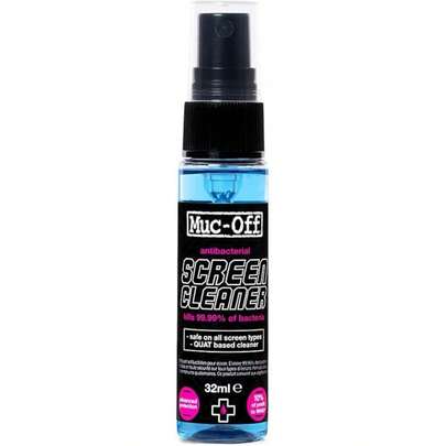 Muc-Off Screen Cleaner, 32ml - Screen Cleaner Spray Phone, Laptop, Computer Monitor, Tablet - Antibacterial Device Cleaner Electronics