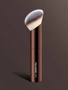 MAANGE 1/12/13/30件套化妆刷套装，包含专业面部化妆刷、化妆海绵、腮红刷、散粉刷、轮廓刷、高光刷、遮瑕刷、鼻部修容刷，旅行化妆刷套装，送给女性和女孩的礼物 - 咖啡棕 - 查看 6