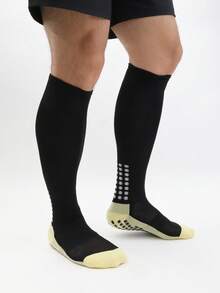 FLSHMCEN 1 双吸湿排汗防滑长款压缩袜，适合足球、篮球、曲棍球等。 - 彩色 - 查看 9