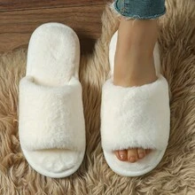 1 Pair Of Slippers For Women For Autumn And Winter, Leopard Print Design, Open-Toe Slippers, House Slippers Women, Disposable Slippers For Guests, Bedroom Accessories, Suitable For Men And Women. Suitable For Interior, Bedroom, Living Room Wear, Travel Essentials