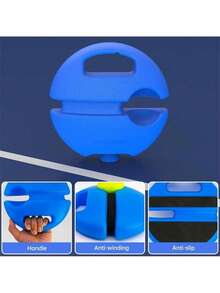 1 件专业网球反弹训练系统 - 适合男性和女性成人 - Pe 材料 - 非常适合自我练习和初学者训练 - 适合初学者、专业球员、家庭健身房、学校、网球俱乐部（款式随机发货） - 彩色 - 查看 4