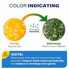 SLotFancy Silica Gel Packets 300 Packs 0.5 Gram Indicating Desiccant Dehumidifier Packets Moisture Absorber Bags For Spices Jewelry Shoes - 白色 - 查看 4