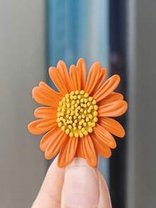 1 chiếc trâm cài áo thời trang hoa cúc nhỏ tráng men cổ điển nhiều màu, thích hợp cho quần áo, tiệc tùng, quà tặng đám cưới - Nhiều màu - Xem 14