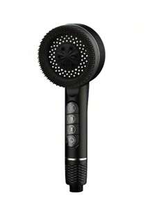 3件套布拉格钢琴键手持花洒，三档高压节水按摩花洒，ABS塑料多功能壁挂式花洒喷头，配有59英寸软管和易于安装的支架，是酒店、公寓、家庭浴室的理想之选，现代浴室和夏季淋浴必备品，完美的浴室配件和浴室工具礼品