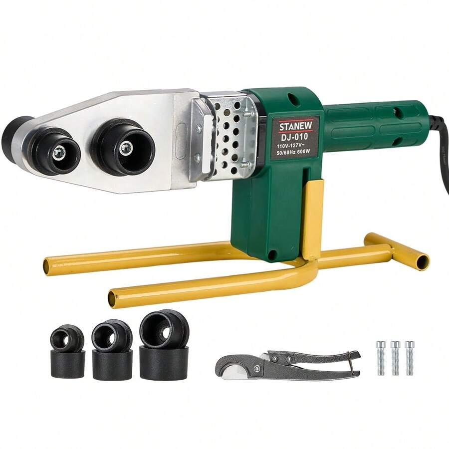 Termofusoras Stanew DJ-010 con 3 dados kit de termofusión completo herramienta profesional plomería eléctrica instalación de tubos termofusión incluye 3 dados de diferentes medidas resistente eficiente - Tipo de Enchufe A USA (110-127V) - Ver 1