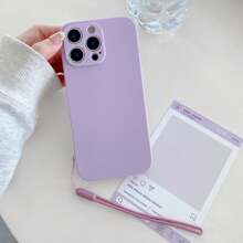 1 pieza Funda de teléfono líquida de unicolor tipo silicona con cordón, compatible con Samsung, compatible con iPhone 11/12/13/14/15/16 Pro Max, Samsung S22/23/24/S25+ UA04/A05/A14/A15/A24/A25/A34/A54 SA56/A36/A26 resistente al agua, a los golpes, a las caídas y a los arañazos