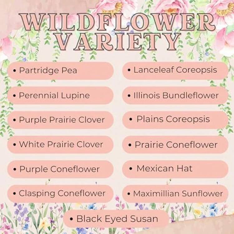 Wildflower Seed Packets Thank You Bunches Party Favors Pack Of 30 Express Gratitude With A Wildflower Seed Mix Pink Cursive Text - hỗn hợp - Xem 4