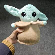 StarWars 1pc Small Interactive Game Figurine Dolls, Plush Doll, Polyester Stuffed Cartoon Toy, Collectible Figurine, Ideal For Halloween & Birthday Gift - Multicolor - View 3