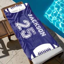 Sport Team Personalized Beach Towel, Custom Baseball Towel, Gifts For Teams, Team Senior Night Gift, Soccer, Basketball, Volleyball Towel