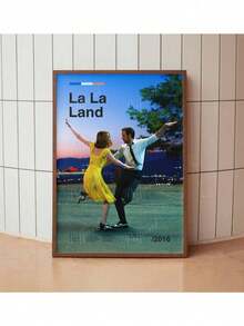 La La Land Full Size Vintage Movie Poster American Cinema Minimalist Midcentury Wall Art Print Home Decor Canvas Painting Posters And Prints Wall Art Pictures For Living Room Decoration Optional Frame