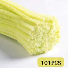 100/200pcs Golden Yellow Orange Pipe Cleaner + 1pc Step-By-Step Video, Golden Orange Pipe Cleaner For Craft Foldable Chenille Rod Pipe Cleaner, Orange Chenille Stems, Valentine's Day, Ramadan Christmas Craft Pipe Cleaner For DIY Craft And Cleaning, Chenille Stems, Home Handmade Decorations, Flexible And Durable DIY Art And Creative Handicraft Project Decoration, Can Be Used As Graduation - Multicolor - View 16