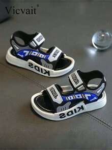 صنادل صيفية للأطفال لعام 2025 ، أحذية شاطئ ذات قاع ناعم ، أطفال صغار جدد ، أولاد صغار جدد ، طراز صيني جديد