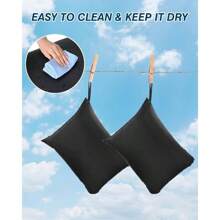 Travel Laundry Bags 2 Pack Waterproof Wet Bag With Zipper Reusable Dirty Clothes Bag With Handle Multifunctional For Swimsuit Gym 24x 32 Inch