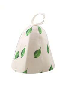 1PC Sauna Shower Cap, Simple And Stylish Felt Shower Cap - Multicolor - View 9