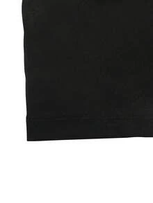 Elegante y de moda vestido mini ajustado con cuello redondo, manga larga y tirantes, nuevo artículo de otoño, vestido de mujer para otoño, vestido negro de primavera - Negro - Ver 10