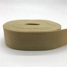1卷5码38毫米PP织带帆布涤纶带适用于背包捆扎带工艺品DIY腰带包袋狗配件