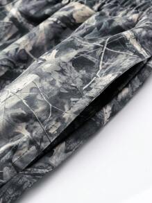 Men Fashionable Street Landscape Artwork Y2K Style Jungle All-Over Print Pants, Men's Baggy Straight Leg Sweatpants, Going Out Vintage Long Baggy Sweatpants,Must-Have Item, Fall,Baggy Pants,Camo Pants Men, Baggy Camo Pants Camo Joggers, 2000s Style, For Rave