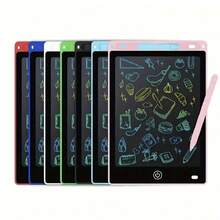 1pc/2pcs/5pcs LCD Color Drawing Tablet, Writing & Drawing Pad, With Stylus Pen, Montessori Electronic Writing Board, One-Key Lock Erase, Reusable