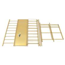 YUNRUX Wine Rack & Wine Glass Rack - Gold - View 6