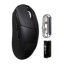 ATTACK SHARK X8PRO 超无线游戏鼠标，PAW3395PRO 传感器，8kHz 轮询率，40K DPI，三模式，博通 52840 MCU 芯片，1亿次点击寿命，500mAh 电池，55g，可编程鼠标，带卷线 - 彩色 - 查看 10