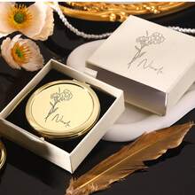 1 Gương trang điểm nhỏ gọn tùy chỉnh - Quà tặng đám cưới thanh lịch - Quà tặng tiệc độc thân - Gương trang điểm khắc đẹp mắt - Quà tặng phù dâu, Đa năng, Bền, Trang trí, Có thể tái sử dụng, Tinh tế, Phong cách, Chất lượng cao, Nhiều màu sắc, Hiện đại, Tùy chỉnh, Cá nhân hóa - Nhiều màu - Xem 8