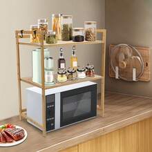 YUNRUX Microwave Oven Stand - A - View 4