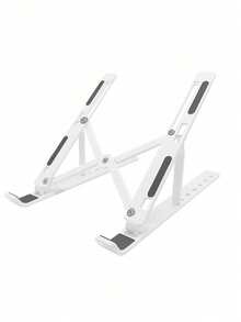 1 件便携式、可折叠、可调节笔记本电脑支架，适用于小型笔记本电脑、iPad 平板电脑和阅读书籍