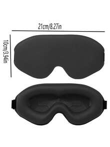 Blackout Sleep S3D眼膜 特厚深槽透气无压眼部航空眼罩 Blackout护眼睡眠用品睡眠眼罩趣味圣诞情人节小礼物 送给家人、爱人、朋友、同事 元旦礼物 - 彩色 - 查看 4