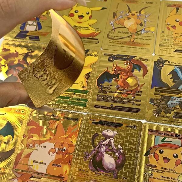 pokemon Pokémon High-HP Sammler Serie: Mehrfach-Rarität Holografische Charakterkarten zum Bewerten und Aufbewahren