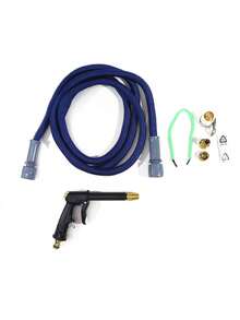 1套可调节高压清洗枪图案洗车机花园浇水软管喷嘴洒水器通用洗车套件