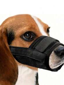 透气狗嘴套，快速安装，带可调节带子，宠物防咬防吠软嘴套，可调节宠物狗嘴套 - 彩色 - 查看 3