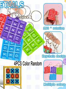 1 Pieza Llavero de ajedrez cruz de estilo infantil, decoración de mochila, decoración de árbol de Navidad, regalos de fiesta, premios de clase, regalos de cumpleaños, juguetes educativos, juguetes educativos infantiles, regalos perfectos para fiestas de cumpleaños y ocasiones, accesorios de bolsa de caramelos, prepara un juguete divertido como regalo para niños