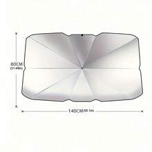 1pc Car Windshield Sun Shade, Retractable & Foldable Car Sun Visor Sunshade