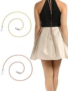 1/2Pcs Stainless Steel Zipper Puller With Hook, Easy-Access Zipper Aid For Clothing, Coats, Bags - Almost All Zipper Types, Zipper Assistance, Sleek Zipper Pull, Durable Zipper Aid, Zipper Pulls