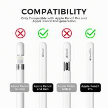Case Compatible With Apple Pencil Pro And Apple Pencil 2nd Generation Cover Sleeve Skin Accessories Classic Hexagon