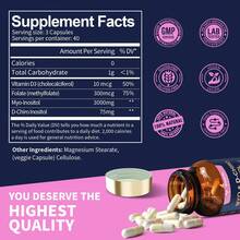 TOTARIA Inositol Supplement - Myo-Inositol & D-Chiro Inositol Capules Plus Vitamin D3, Folate, Ideal 40:1 Ratio - Hormonal Balance For Women & Ovarian* Support, 120 Caps - unflavored - 查看 2