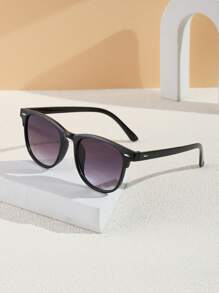 1 PC Women's Acrylic Casual Square Frame Fashion Black Eyeglasses Suitable For Holiday Outing And Daily Life Outfits With